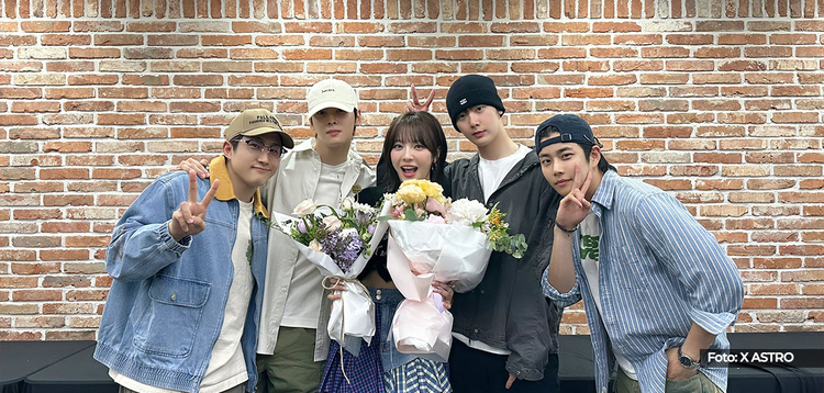 Member ASTRO Kompak Jadi Sosok Kakak untuk Sua (Billlie), Adik Mendiang Moonbin