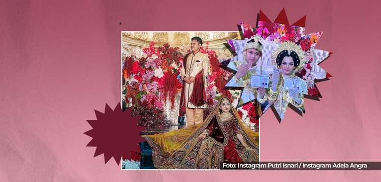 Momen Pernikahan Putri Isnari, Kental Adat Bugis Bertemu dengan Kemegahan Ala Ratu Bollywood