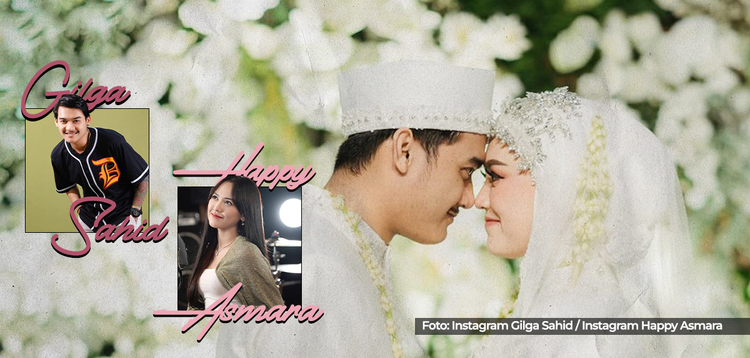 Happy Asmara Sempat Cuekin Chat Gilga Sahid, Kini Resmi Menjadi Rekan Seumur Hidup